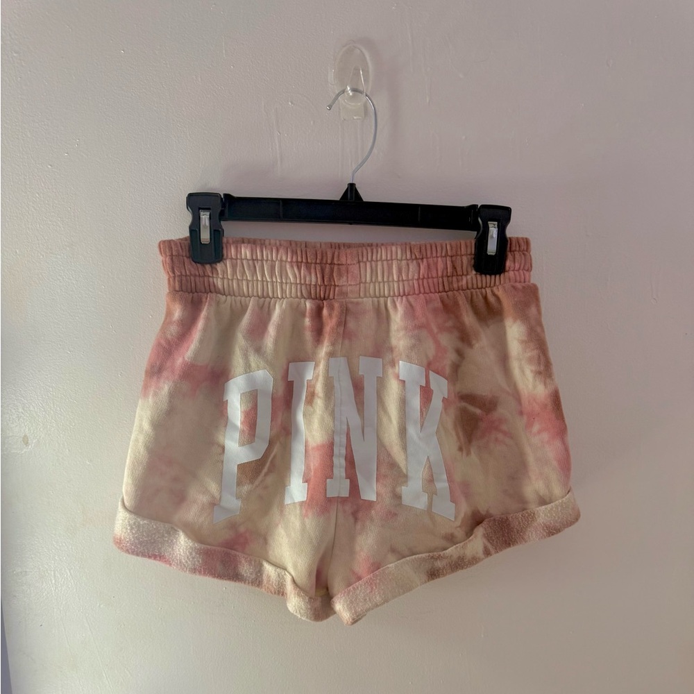 PINK Victoria's Secret Blush Tie-Dye Shorts